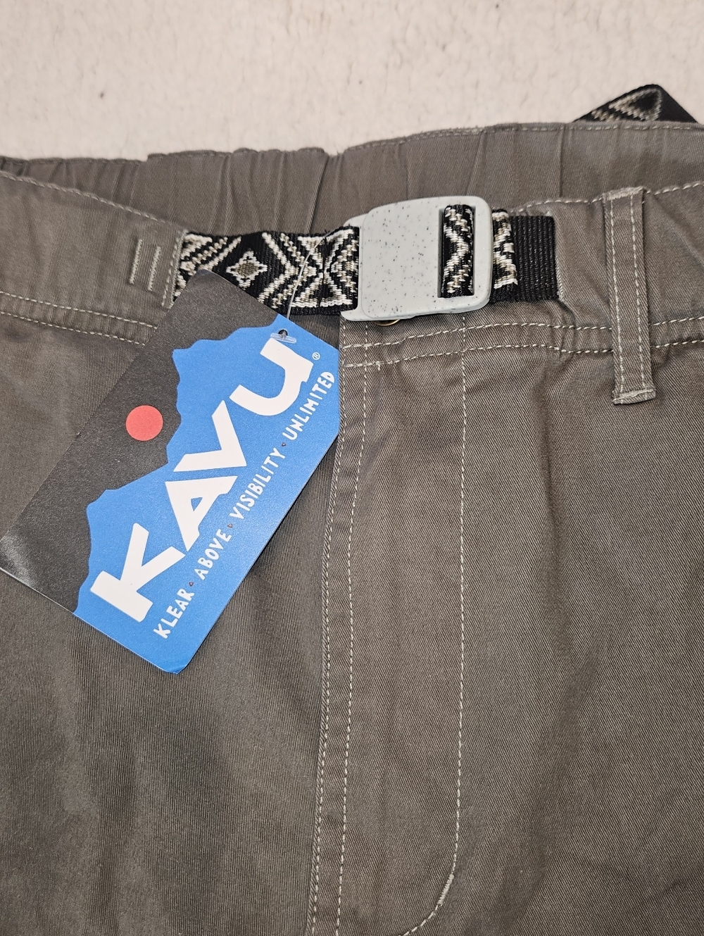 Kavu Hit The Road Shorts Dusty Sage Size XL - Picture 2 of 5
